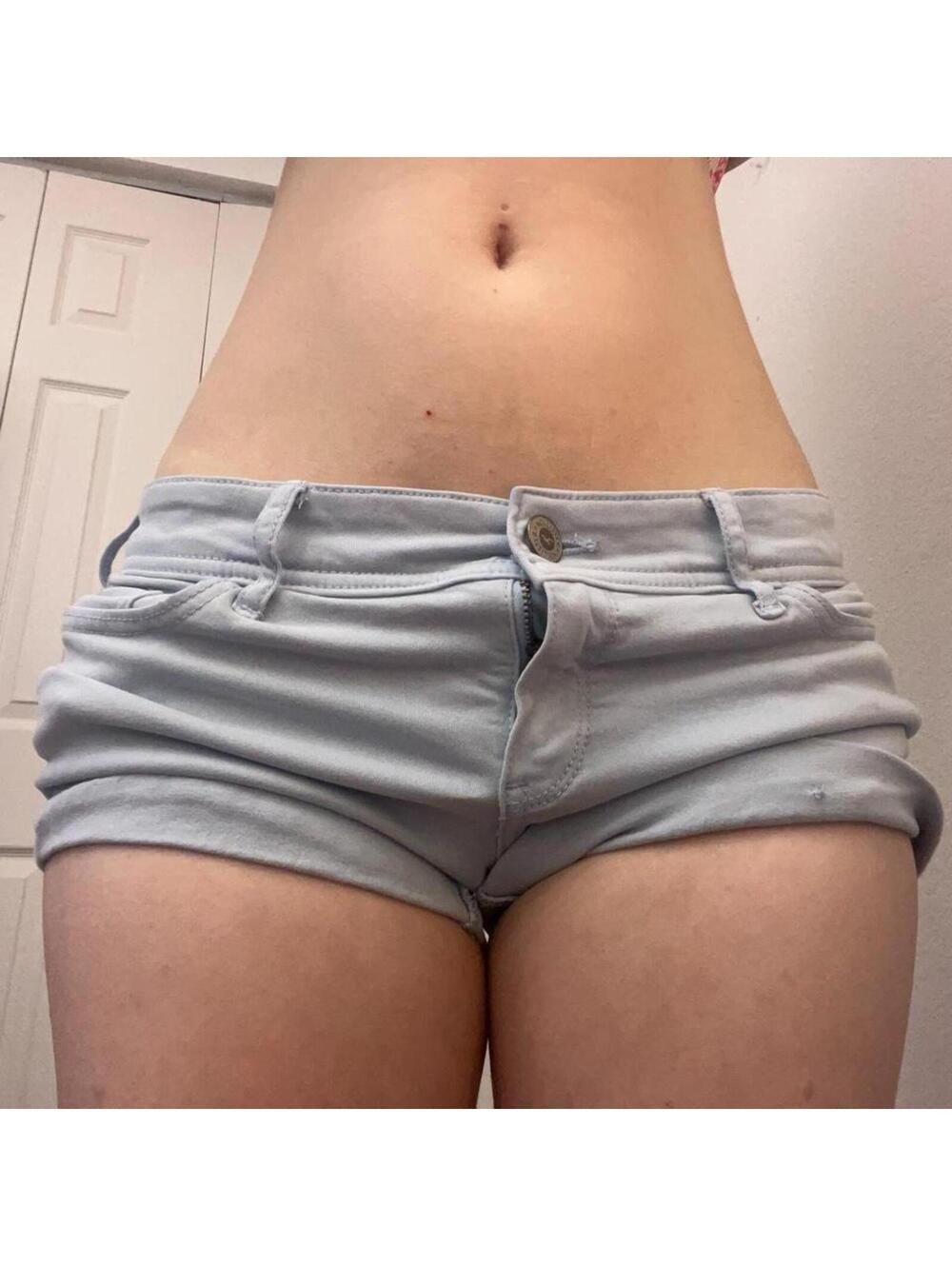 y2k hollister low rise denim shorts
